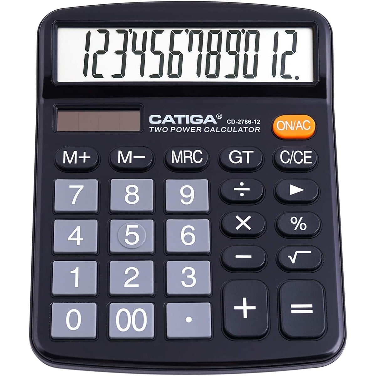 Calculadora Catiga Cd278612 12 Dagitos Doble Energaa Pantalla Grande