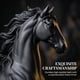 thumbnail image 3 of Figura Caballo Resina Gy218 31 Cm Negro Mate, 3 of 3
