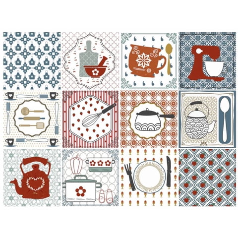 Dekofix - Azulejo Autoadhesivo Transparentes 15X15 Kitchen