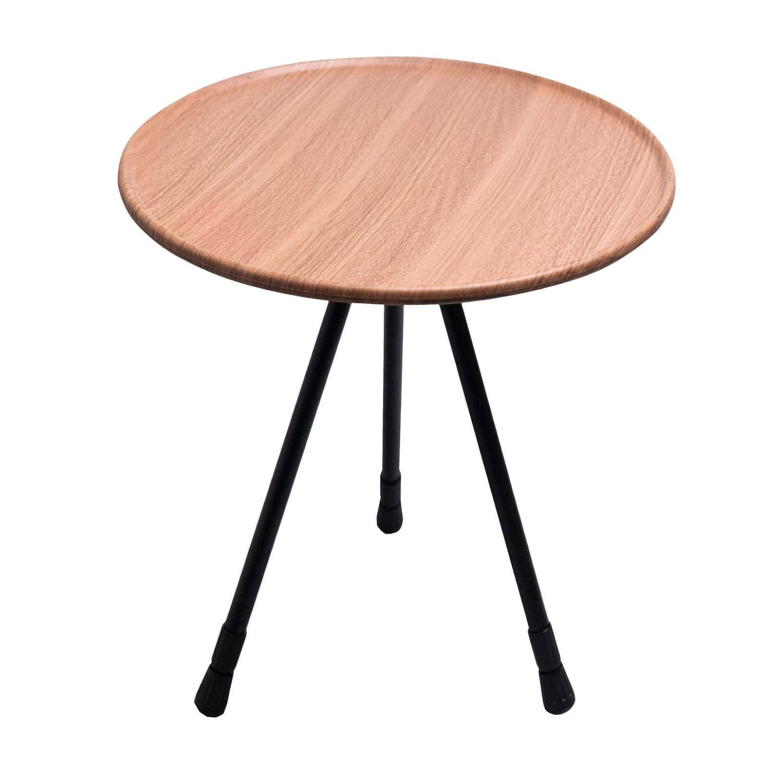 Magideal - Mesa Plegable Portátil Para Viaje, Camping, Exterior, Interior, Pícnic, Barbacoa, Senderismo, Mesa Para Patio, Jardín, Patio Trasero, Playa , Madera