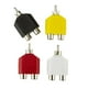thumbnail image 3 of RCA Y Splitter AV Audio Video Plug Converter Adaptador De Cable Macho A Hembra, 3 of 3