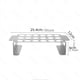 thumbnail image 3 of 1pc,Barbecue Chili With Hole Rack, Stainless Steel Outdoor Barbecue Grill Rack, Chicken Leg Barbecue Grill Outdoor Barbecue Tools, Kitchenware Supplies, BBQ Accessories, 3 of 4