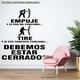 thumbnail image 3 of Frase Deco Empuja Si Eso No Funciona Tira FR-11097, 3 of 3