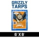 thumbnail image 2 of Lonas Tarp B-Air Grizzly, impermeables, resistentes, 1,8 m x 2,4 m, 2 of 9