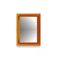 Genérico - Espejo De Pared Decorativo Diseño Madera Color Marco Marrón Oscuro