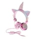 thumbnail image 2 of Unicornio Auriculares Con Micrófono Niñas Niños Auriculares Estéreo Auriculares Rosa 1, 2 of 3