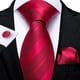 thumbnail image 1 of Corbatas Seda Hombres, Paño Y Colleras. Modelos De Un Tono rojo Talla Única, 1 of 6