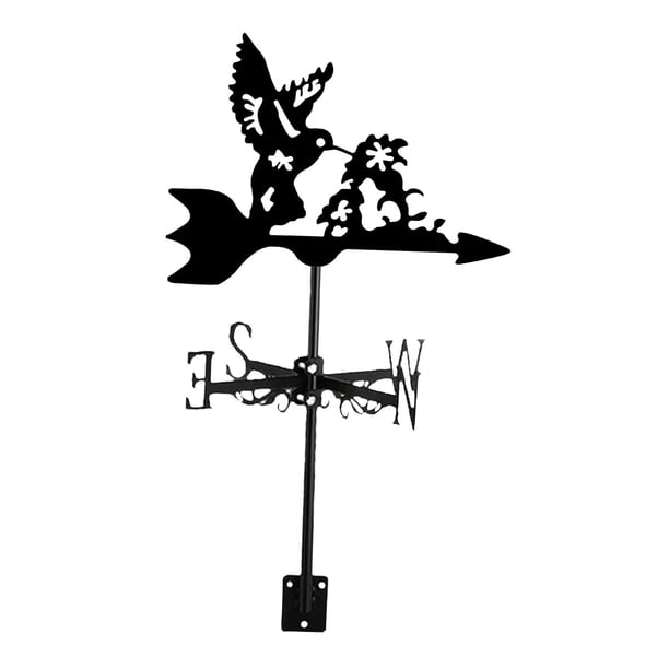 Veleta de Metal para pájaros, indicador de dirección del viento de animales, veleta para patio, césped, decoración de jardín, decoración al aire libre