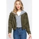 thumbnail image 4 of Chaqueta Larga de Pana con Capucha y Cuello Alto, 4 of 5