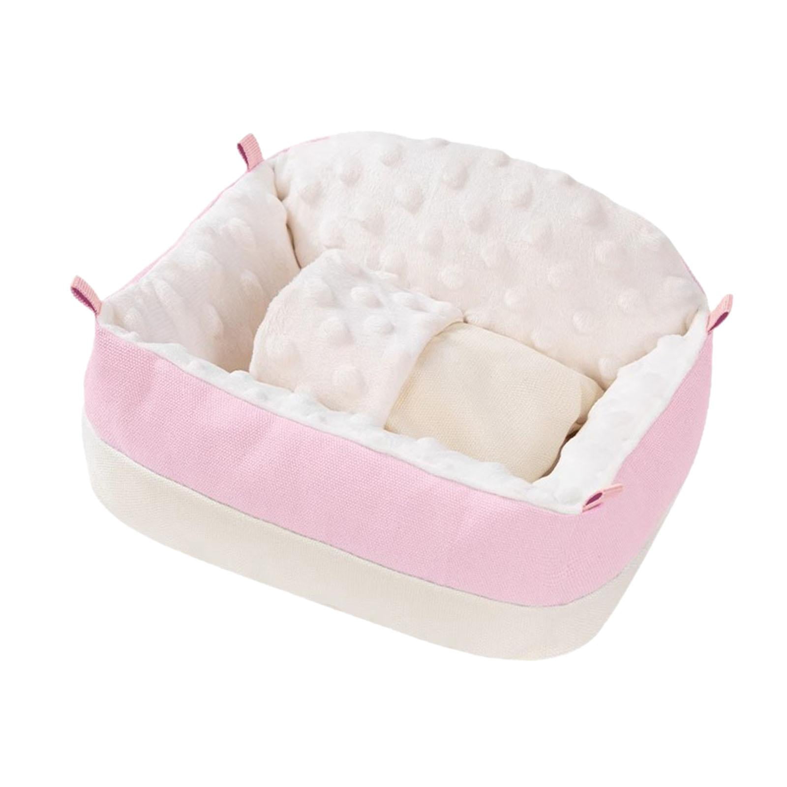 Cama Para Hámster, Cueva Suave Para Conejillos De Indias, Para Que Jueguen Los Petauros Del Azúcar, Color Rosa