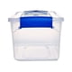 thumbnail image 3 of Contenedor de almacenamiento Homz de plástico transparente de 7.5 cuartos de galón (paquete de 5), 3 of 8