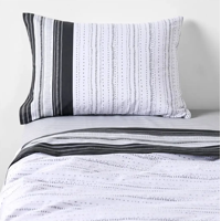 Genérico - Sabanas Cannon 1.5 Plaza 144 Hilos Diseño Ventura Color Blanco