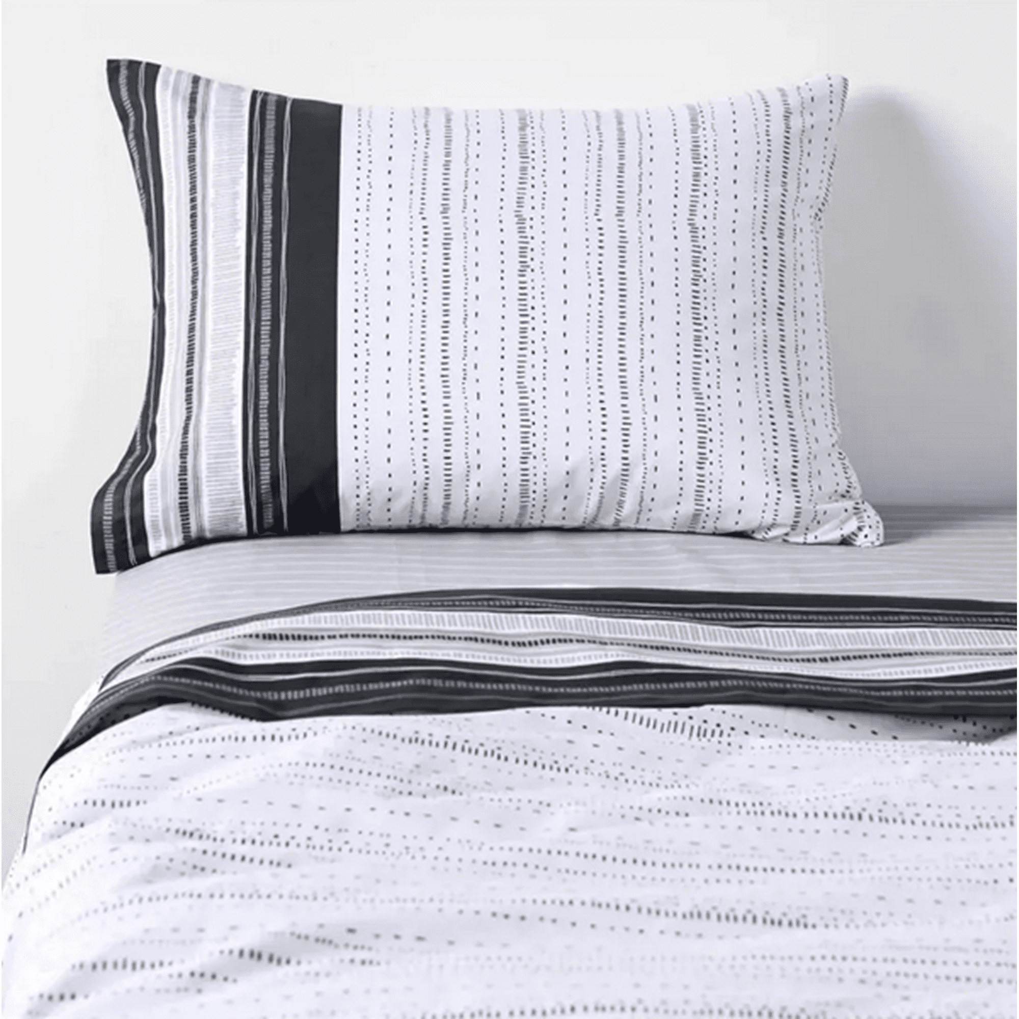 Genérico - Sabanas Cannon 1.5 Plaza 144 Hilos Diseño Ventura Color Blanco