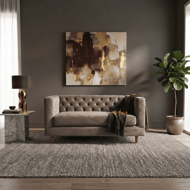 Sofa Brescia 2 C Tela Velvet Vivian Café