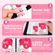thumbnail image 4 of Carpeta para cartas PUPTILY 400 cartas rosa con cremallera, 4 of 7