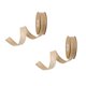 thumbnail image 3 of 2 Roll Natural Yute Burlap Ribbon Home Craft Regalo Recuerdo Decoraciones De Recuerdo Boda, 3 of 5