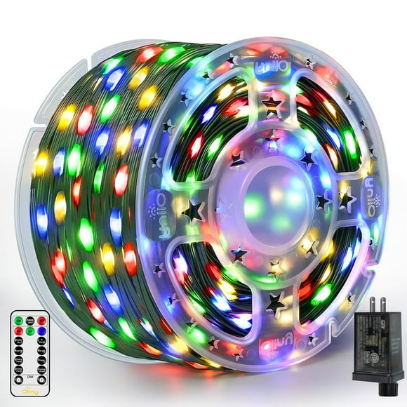 Luces navideñas Ollny 1000 LED, 100 m, IP67, impermeables con mando a distancia
