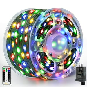Luces Navideñas Ollny 1000 Led, 100 M, Ip67, Impermeables Con Mando A Distancia