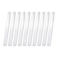 Ioensy - 10 Piezas De Pulsera De Aluminio En Blanco Conjunto Estampado Grabado Moldes Grandes