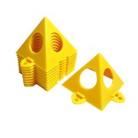 Bothyi - 10X Pirámides De Pintura Soportes De Pintura Soportes De Pintura Cuadriláteros Compactos Y Resistentes