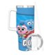 thumbnail image 3 of Chico Bon Bon: Mono con Cinturón de Herramientas Vaso aislado de acero inoxidable con asa, diseño temático, regalo para familia, amigos y fans; incluye pajita y encaja en el portavasos estándar, 40 oz, 3 of 6