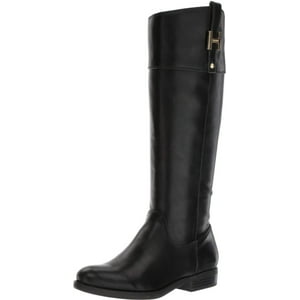 Bota Ecuestre Tommy Hilfiger Shyenne 3 Para Mujer, Color Negro 7.5