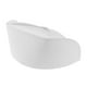 thumbnail image 1 of Sombrero De Enfermera Accesorio De Fiesta De Disfraces Gorra De Enfermera Blanco (Delgado), 1 of 2