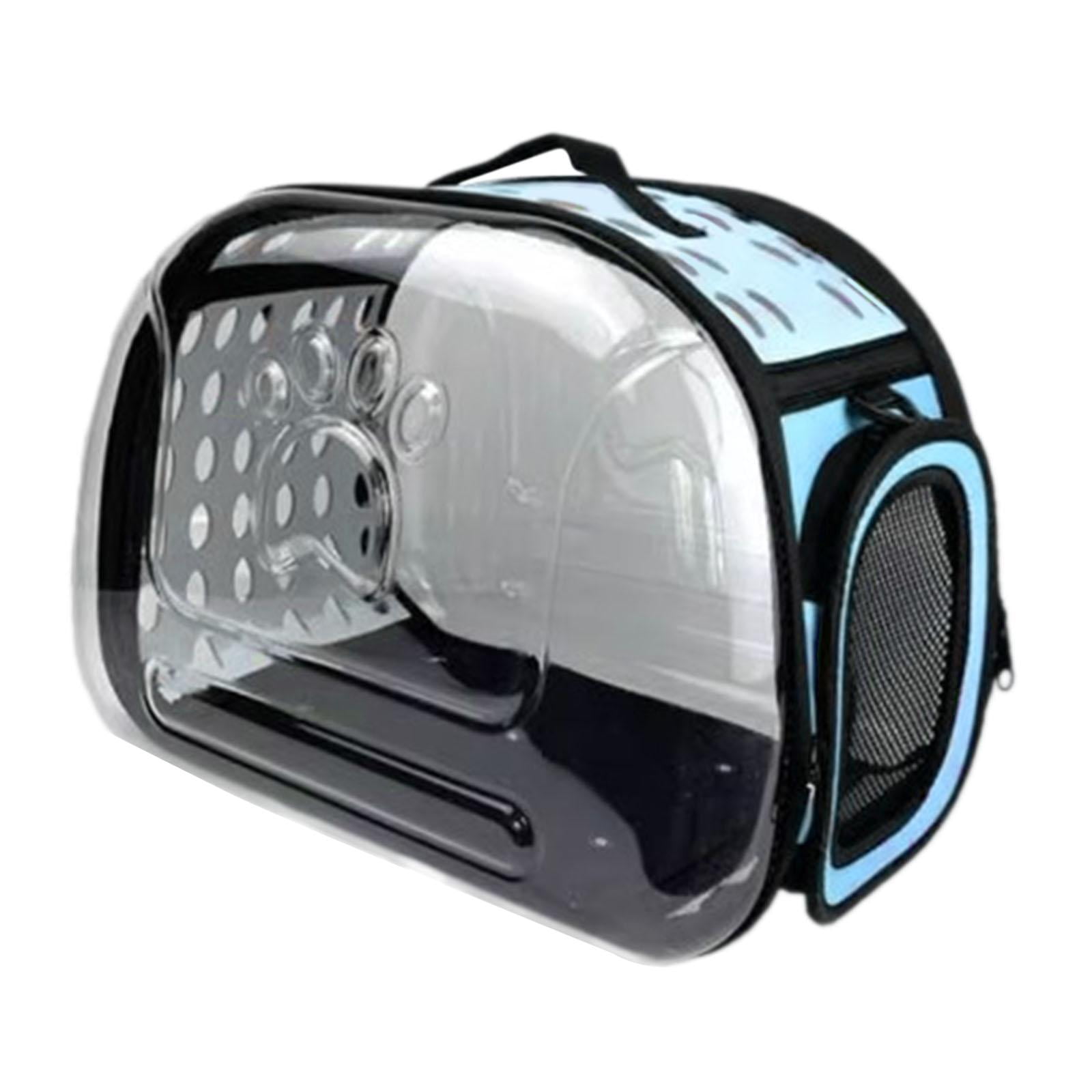 Magideal - Jaula Transportadora Para Perros Y Gatos, Bolsa De Transporte Portátil Y Transpirable Para Perros Pequeños, Bolsa Para Mascotas Para Cachorros, Perros Azul