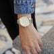 thumbnail image 2 of Reloj Nine West para mujer en tono dorado con detalles de cristal, 2 of 4
