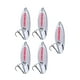 thumbnail image 3 of 5 Piezas Cucharas De Pesca Se?uelos Metal Vertical Bass Cebos Y Se?uelos Agua Dulce Plata 50g, 3 of 5