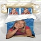 thumbnail image 5 of Lizzie McGuire Conjunto de sábanas temático, trío de piezas, cómodo y amigable con la piel, diseño único, regalo de decoración para el hogar para familiares, amigos y fans,140cm *210cm, 5 of 6