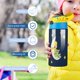 thumbnail image 5 of El Principito Botella de Agua con Tapa Pop Top de Un Toque, Acero Inoxidable, a Prueba de Fugas, para Deportes, Botella Infantil azul 12 oz, 5 of 6