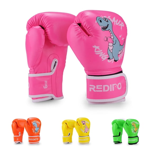 Guantes de boxeo Redipo Kids para niños y niñas 113-340 g de 3 a 15 años