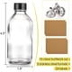 thumbnail image 2 of Botellas De Vidrio Boston Redondas De 120 Ml Con Tapas Paquete De 10, 2 of 8