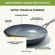 thumbnail image 2 of Juego de sartenes GreenPan 24 cm y 28 cm antiadherente gris, 2 of 7