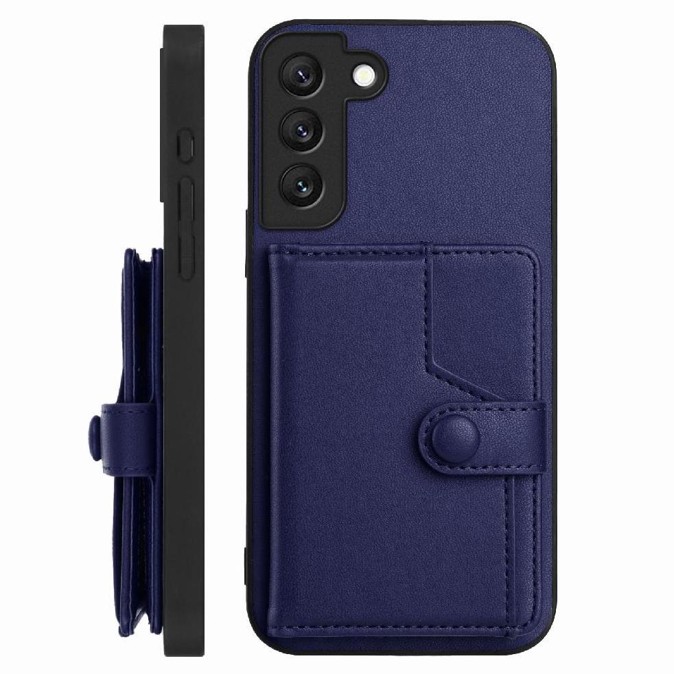 Foxdock Funda Para Samsung Galaxy S22 Pro Con Bloqueo Rfid - Diseño Elegante Con Cierre De Botón