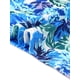 thumbnail image 5 of Agnes Orinda Blusa Casual de Verano para Mujer de Talla Grande con Estampado Floral, Volantes, Pliegues, Cuello en V y Manga Corta 2X Azul Cielo, 5 of 8