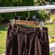 thumbnail image 3 of 2 Piezas Colgadores de Pantalones de Madera, Colgadores Ahorra Espacio, Organizador de Armario Marrón Oscuro 12.6x6.3in, 3 of 5
