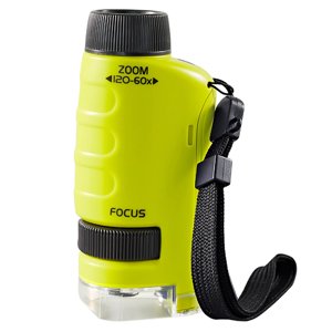 Bothyi - Kids Science Microscope Toy Kit 60X-120X Tallo Juguete Educativo Para Niños Verde