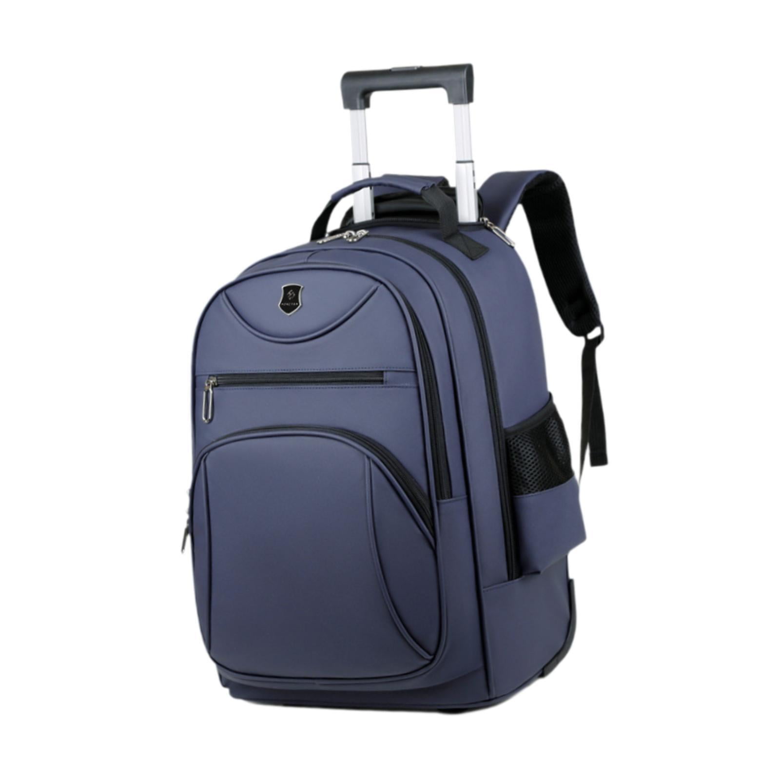 Bothyi - Mochila Para Ordenador Con Ruedas Trolley Business Bolsa De Cabina Para Adultos Azul