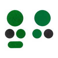 Ioensy - 7 Uds. Pegatinas De Tela Para Mesa De Billar, Protector De Manchas, Reparación De Mantenimiento De Mantel