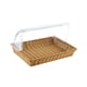 thumbnail image 1 of IMITACIÓN Rattan Woven Ban Cesta De Fruta Fiesta De Picnic De Verduras 42CMX28CMX26CM, 1 of 5