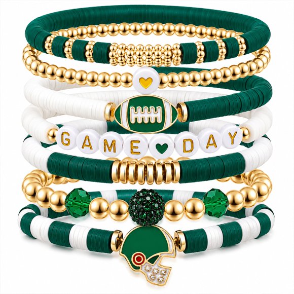 Pulsera Artlunar con Colgante de Fútbol Apilable