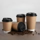 thumbnail image 5 of 50 Vasos Cafe Kraft Vaso Desechables Doble Pared C/tapa 12oz Marrón Claro / Vaso Kraft Doble Pared 1, 5 of 10