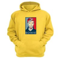 Genérico - Polerón Canguro Bowie Amarillo Talla Xl Unisex