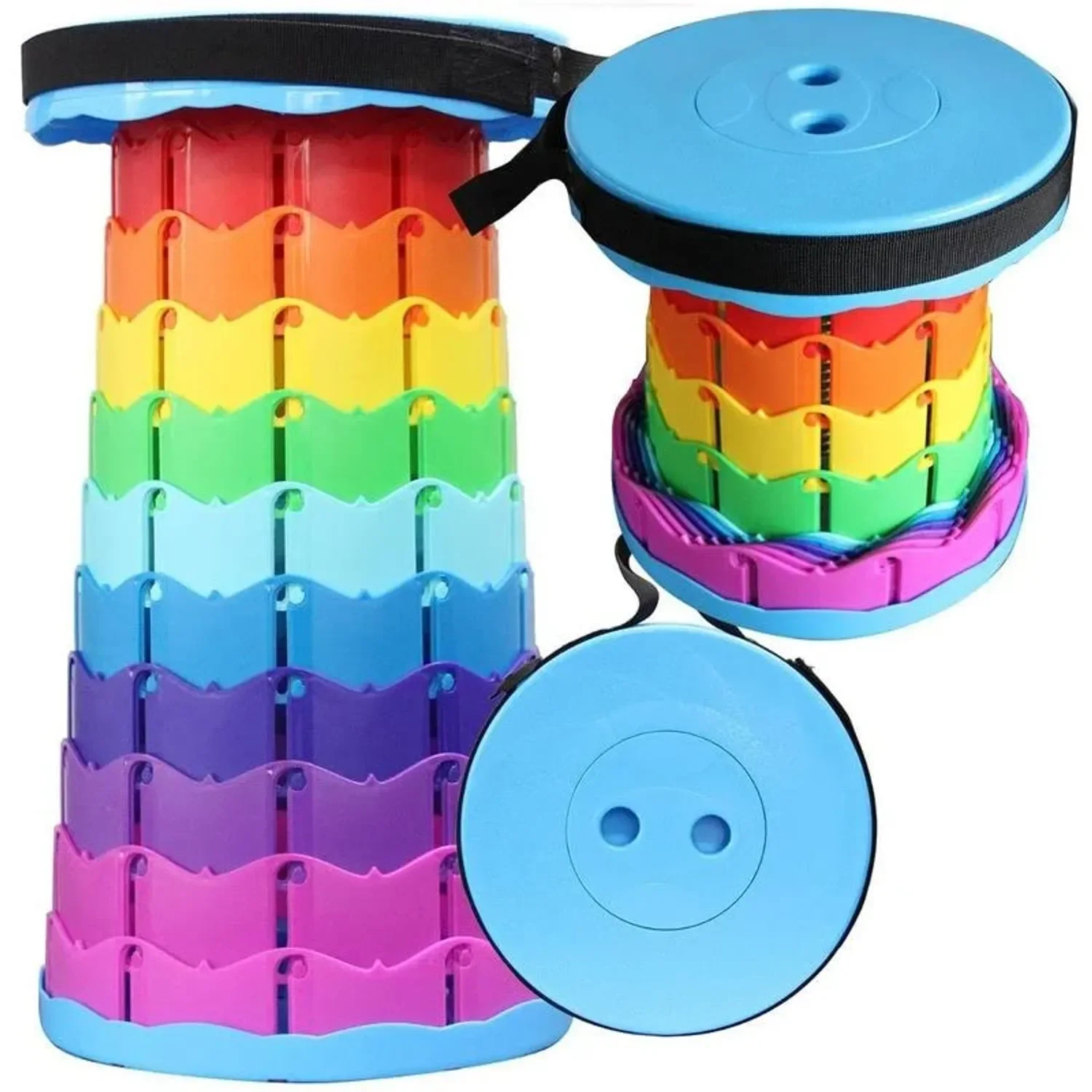 Telescoping - Piso Taburete Plegable Portátil Multipropósito Telescopio