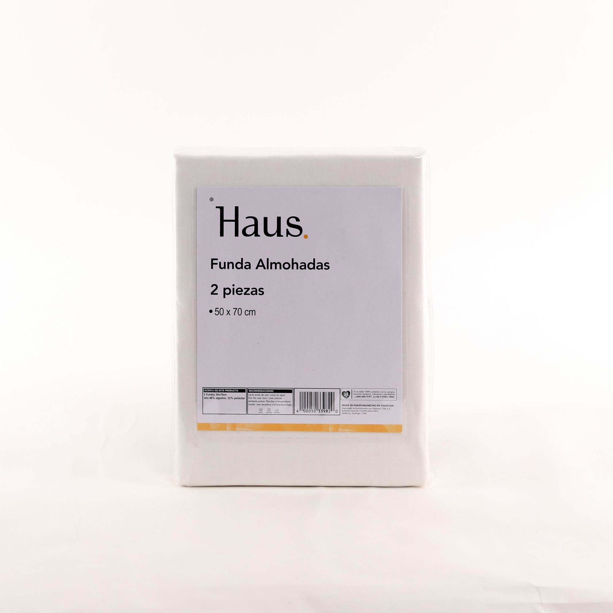 Haus - Set De Fundas 50x70 Cm Polycotton 52% - 48% Algodón