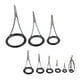thumbnail image 3 of 9 Uds Ojos De Caña De Pescar Anillos De Cerámica Guías De Caña Kit De Reparación De Anillos De Línea, 3 of 3
