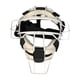thumbnail image 5 of Catcher De Béisbol Helmet Softbol Helmet Wide Vision Head Protector White, 5 of 5