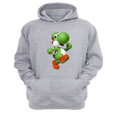 Genérico - Polerón Canguro Dinosaurio Plomeros Gris Claro Talla M Unisex